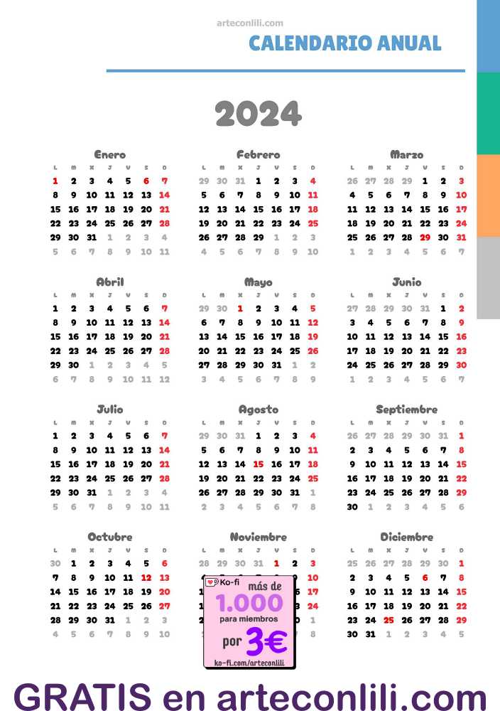 017 agenda escolar hojas extras calendario 2024 fest espana