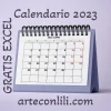 mockup de calendario 2023 para descargar en excel