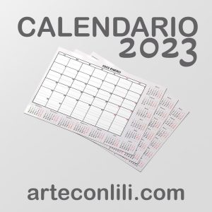 mockup del calendario de pared o mesa del año 2023 en folio A4